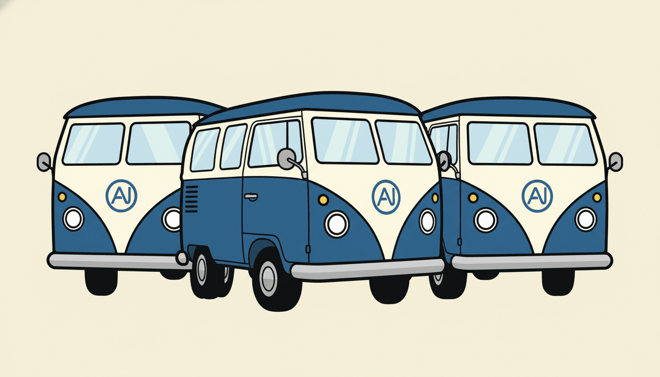 The AI Struggle Bus team - Multiple buses working together