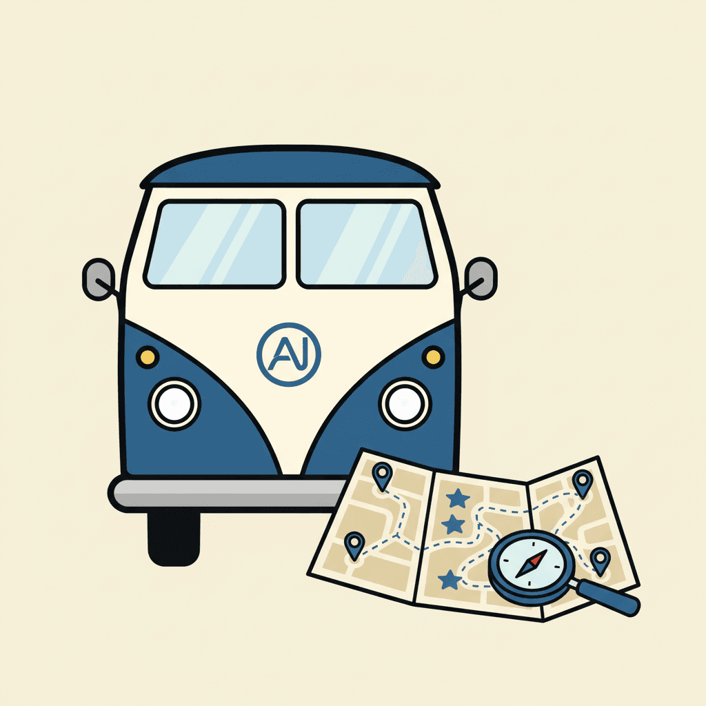 AI Struggle Bus with roadmap - Your path to AI success