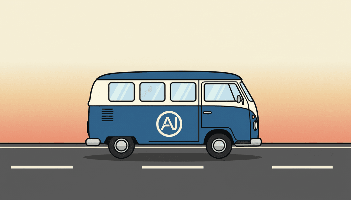 The AI Struggle Bus on the open road - clear path ahead